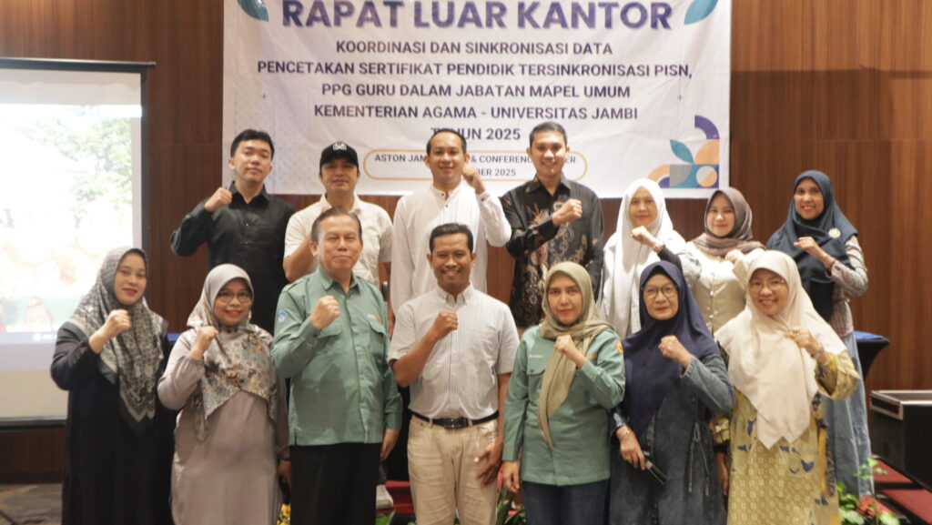 Perkuat Integrasi Data Sertifikat Pendidik, PPG UNJA Gelar Koordinasi dan Sinkronisasi PISN
