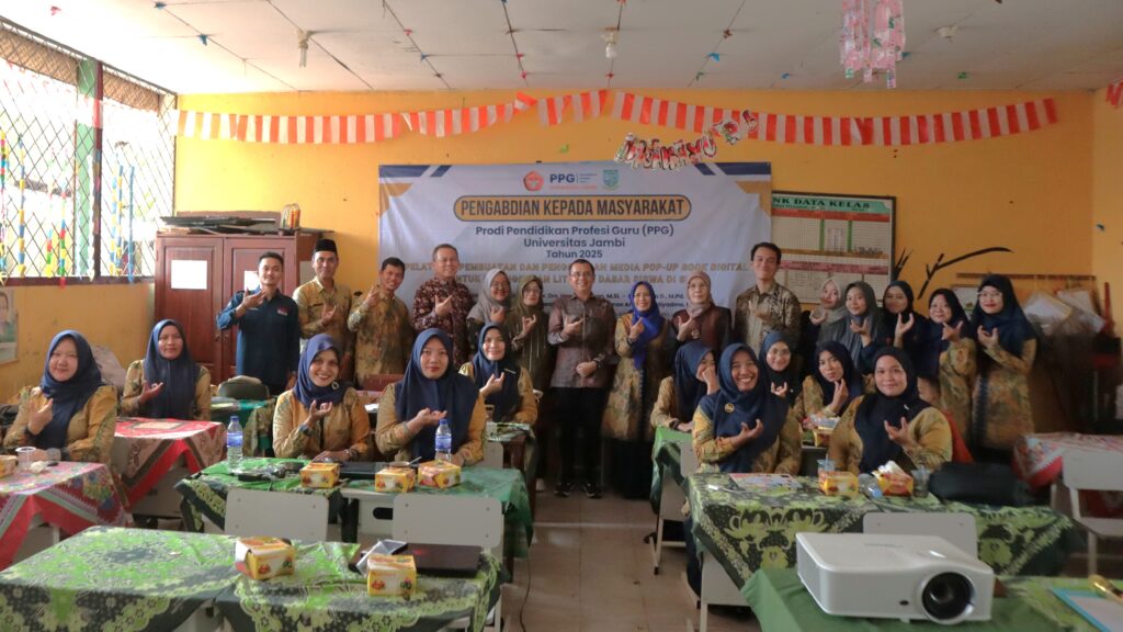 PPG UNJA Latih Guru SD Kembangkan Media Pembelajaran Pop-Up Book Digital
